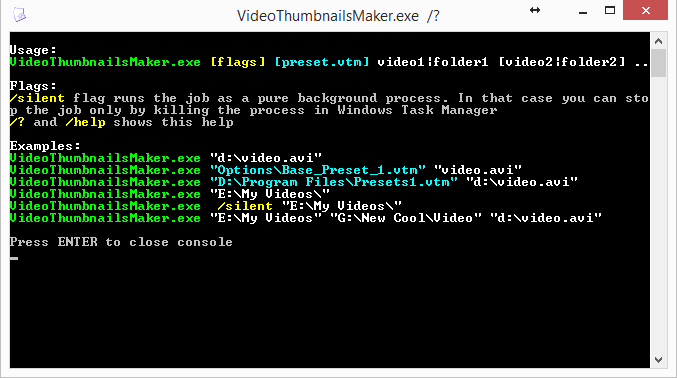 Help Screenshot